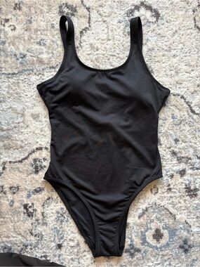 Victoria’s Secret Pink Black One-Piece